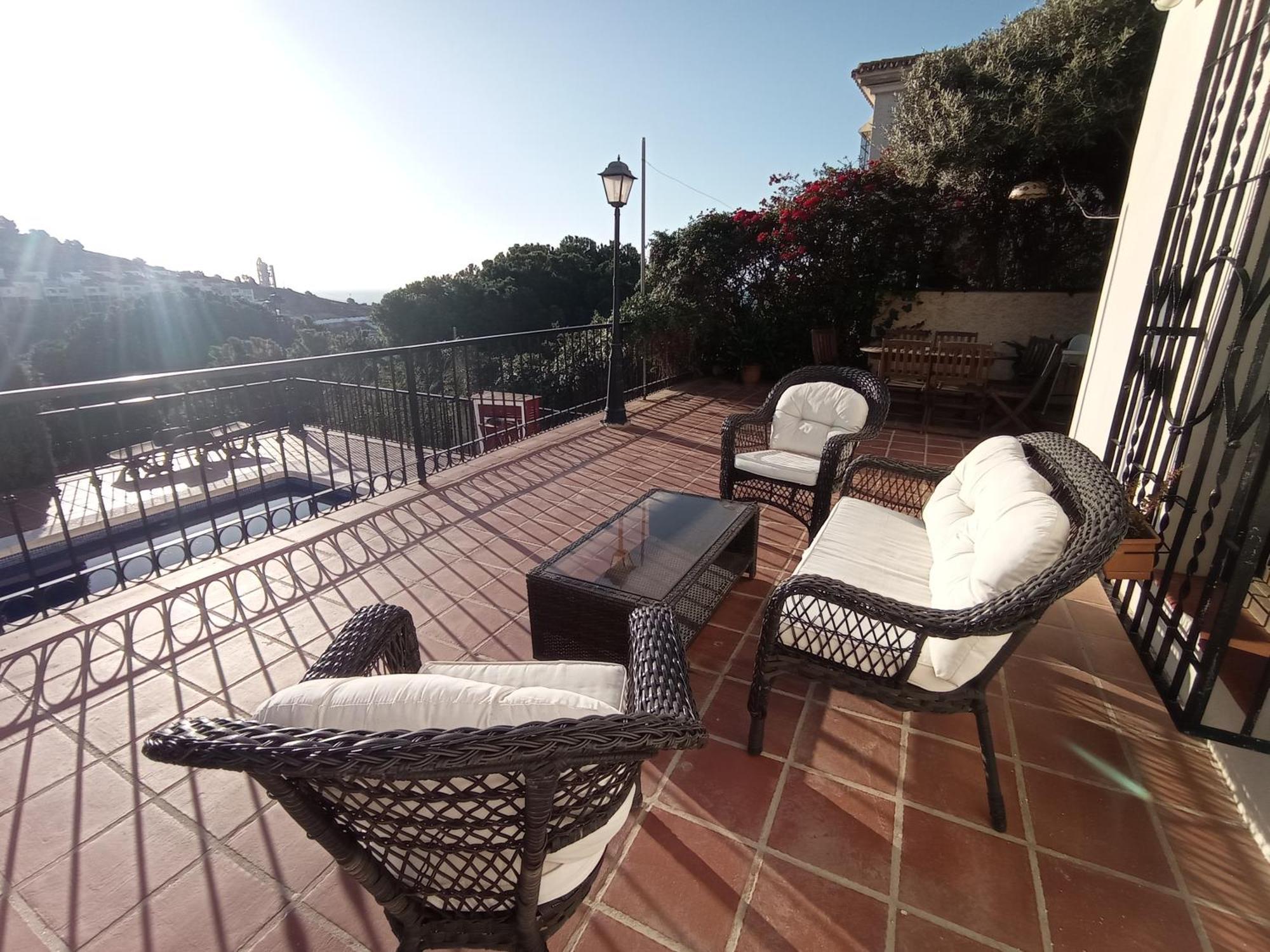 Apartamento En Villa Con Piscina Malaga Exterior photo