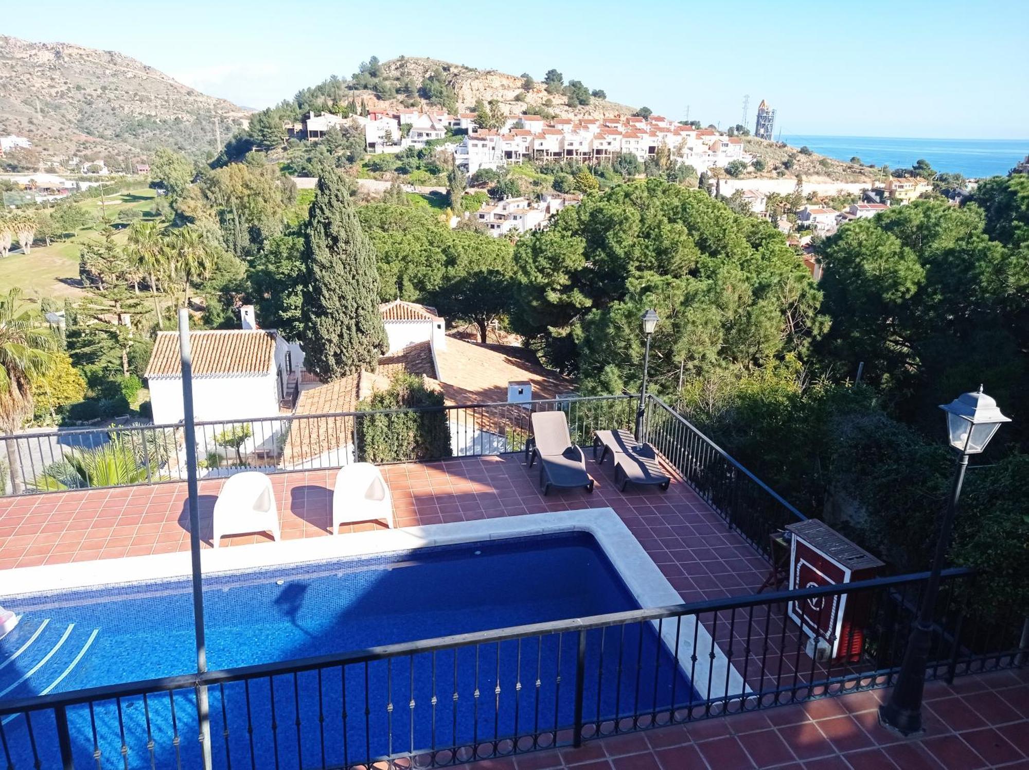 Apartamento En Villa Con Piscina Malaga Exterior photo